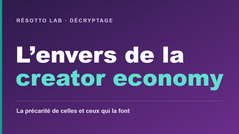 L envers de la creator economy, la précarité des créateurs