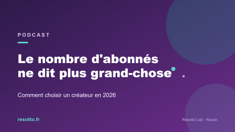 Choisir un créateur en 2026